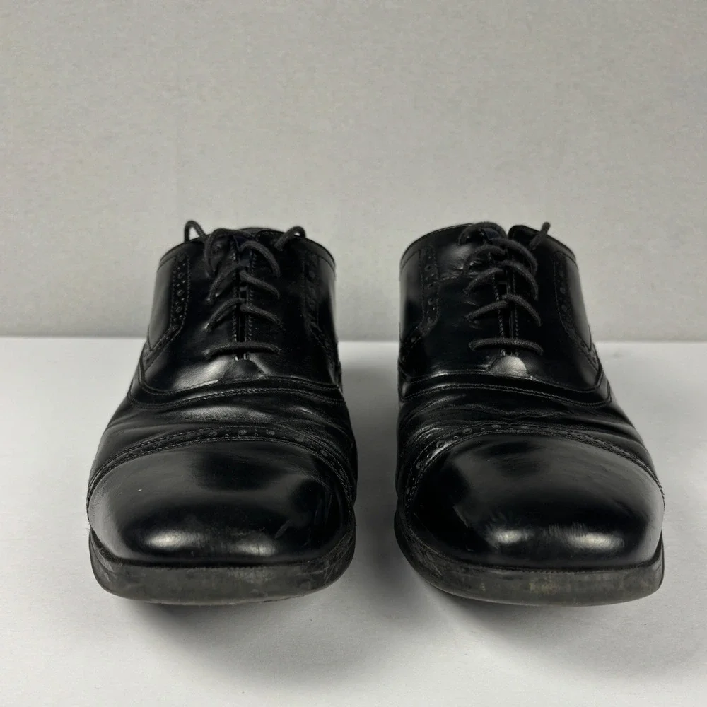 Cole Haan Grand.OS C20225 Cap Toe Brogue Oxford Shoes 11 M Black